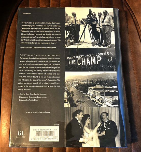 The Story of Hollywood : An Illustrated History by Gregory Paul Williams Hardcover