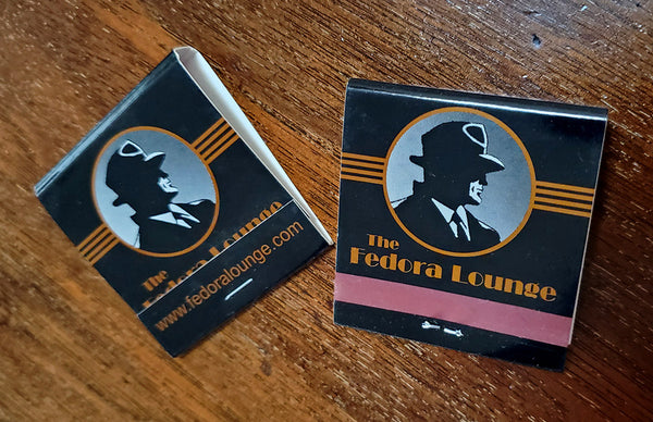 The Fedora Lounge Matchbook